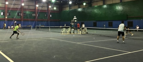1107網球預賽於林口體育大學：台化對南亞