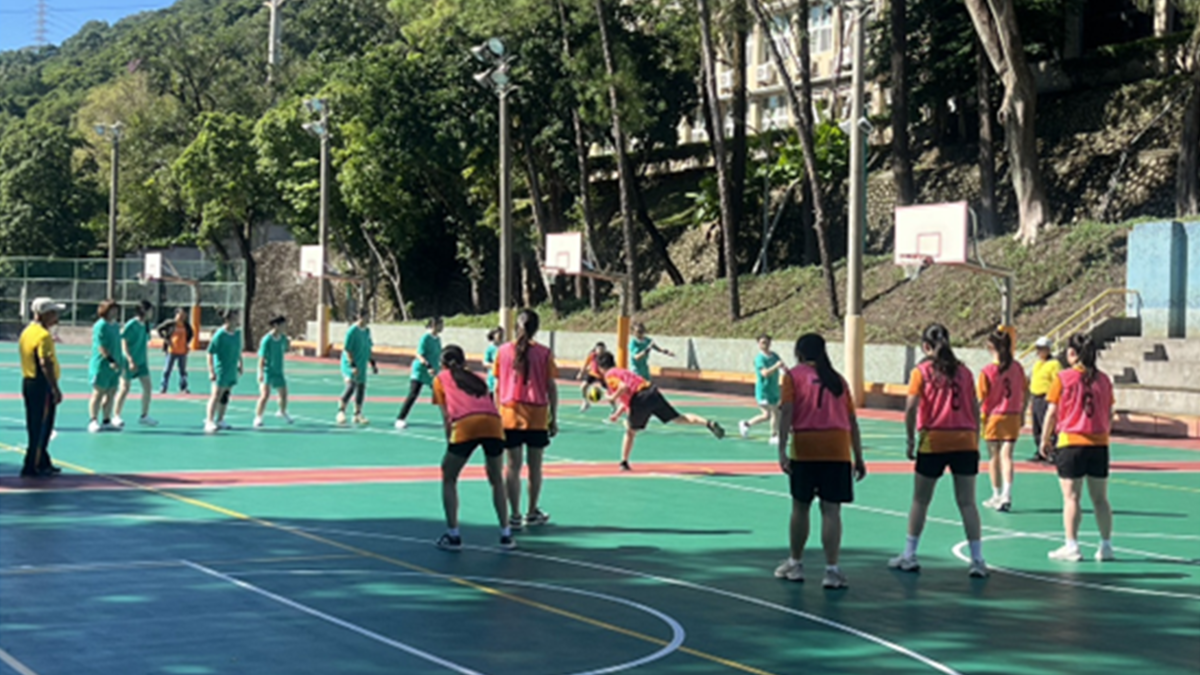 1107躲避球預賽於明志科技大學室外球場，台化對長庚Image