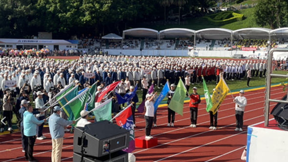 明志科技大學李蘊芳同學進行運動員宣誓Image