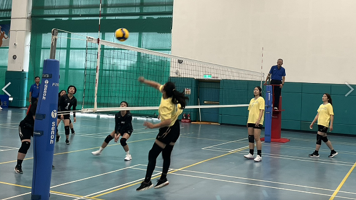 1105女排預賽於明志科技大學體育館，總管理處對塑化Image