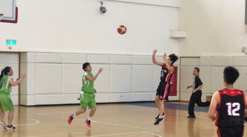 1108籃球預賽於明志科大，明志校友對南亞科